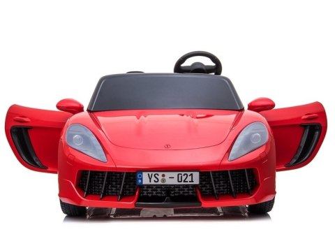 LEAN CARS Auto na akumulator YSA021A Czerwony Lakierowany