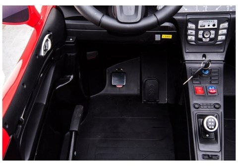 LEAN CARS Auto na akumulator YSA021A Czerwony Lakierowany