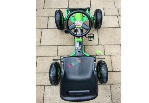 LEAN CARS Gokart Zielony A-15 Pompowane Koła