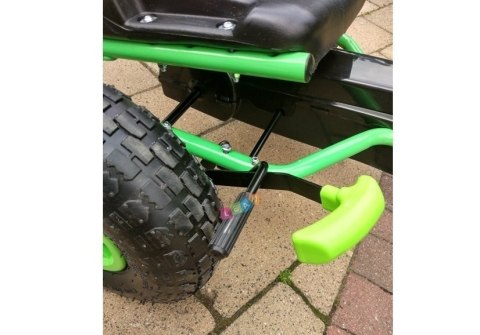 LEAN CARS Gokart Zielony A-15 Pompowane Koła