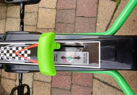 LEAN CARS Gokart Zielony A-15 Pompowane Koła