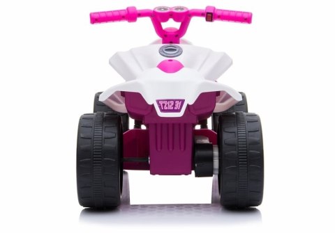 LEAN CARS Quad na akumulator TR1805 Biało-różowy