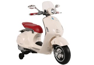 LEAN CARS Skuter na Akumulator Vespa GTS 300 Biały