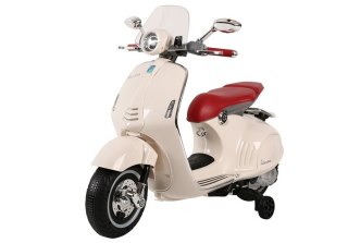 LEAN CARS Skuter na Akumulator Vespa GTS 300 Biały