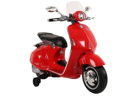 LEAN CARS Skuter na Akumulator Vespa GTS 300 Czerwony