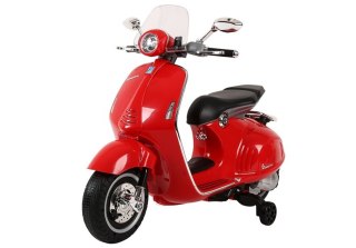 LEAN CARS Skuter na Akumulator Vespa GTS 300 Czerwony