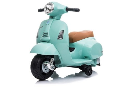 LEAN CARS Skuter na Akumulator Vespa GTS 300 Mini Turkusowy