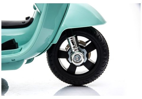 LEAN CARS Skuter na Akumulator Vespa GTS 300 Mini Turkusowy