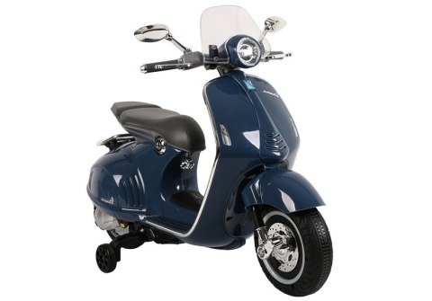 LEAN CARS Skuter na Akumulator Vespa GTS 300 Niebieski