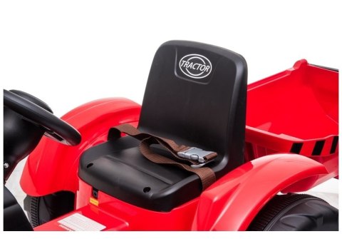 LEAN CARS Traktor na Akumulator z Przyczepą CH9959 Czerwony