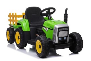 LEAN CARS Traktor na Akumulator z Przyczepą XMX611 Zielony