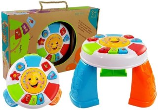 LEAN Toys Edukacyjny Stoliczek Dla Malucha Kształty Kolory