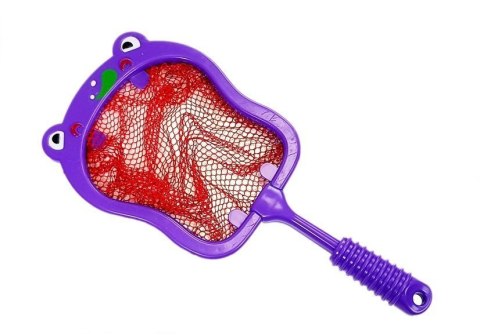 LEAN Toys Gra Kąpielowa Rekin Łowca Rybek Siatka Podbierak