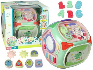 LEAN Toys Interaktywny Sorter z Telefonem Nauka Kształtów Liczb Pianinko