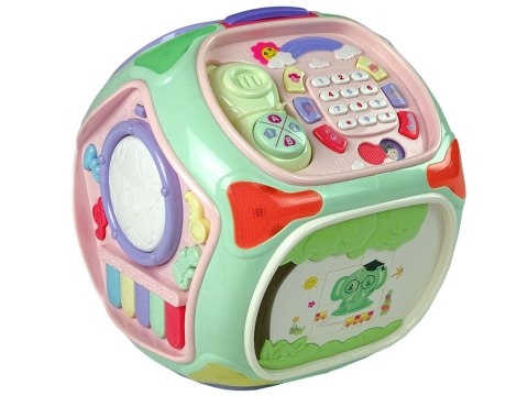 LEAN Toys Interaktywny Sorter z Telefonem Nauka Kształtów Liczb Pianinko