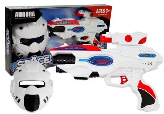 LEAN Toys Kosmiczny Pistolet Laserowy z Maską Space
