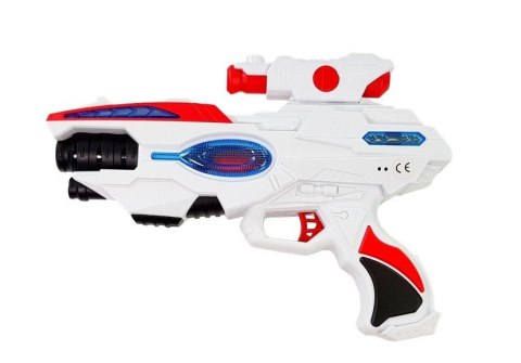 LEAN Toys Kosmiczny Pistolet Laserowy z Maską Space