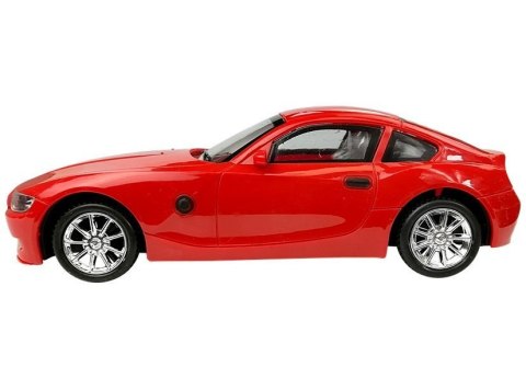 LEAN Toys Zestaw Pojazdów Pomarańczowy Monster Truck Czerwone BMW Laweta 58 cm