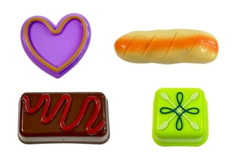 LEAN Toys Zestaw Słodkości do Zabawy w Cukiernię Ciasto Lody