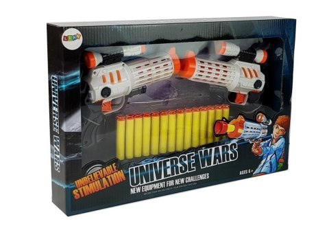 LEAN Toys Zestaw pistoletów na strzałki