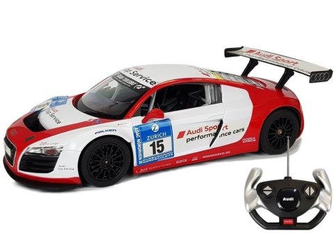 Rastar Auto R/C Audi R8 LMS Rastar 1:14 Biało-Czerwone