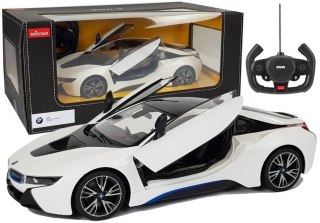 Rastar Auto R/C BMW i8 Rastar 1:14 Biały Drzwi Automatyczne