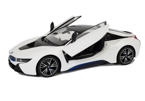 Rastar Auto R/C BMW i8 Rastar 1:14 Biały Drzwi Automatyczne