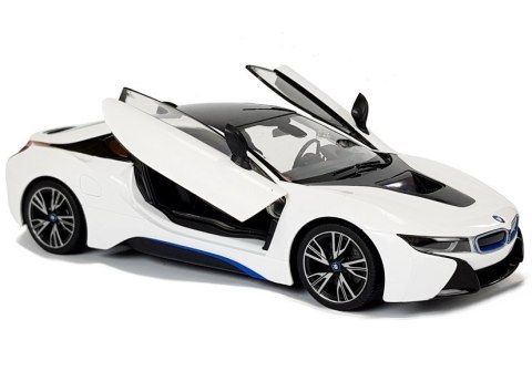 Rastar Auto R/C BMW i8 Rastar 1:14 Biały Drzwi Automatyczne