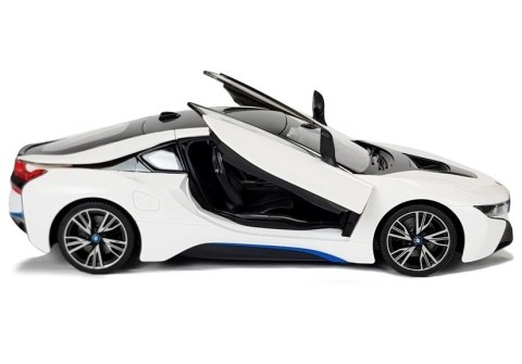 Rastar Auto R/C BMW i8 Rastar 1:14 Biały Drzwi Automatyczne