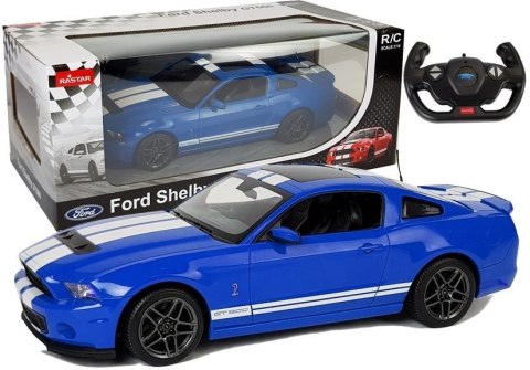 Rastar Auto R/C Ford Shelby Rastar 1:14 Niebieski na Pilota