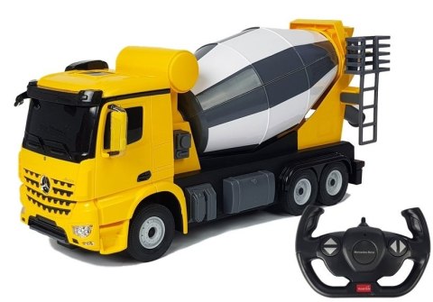 Rastar Auto R/C Mercedes-Benz Arocs Rastar 1:14 Żółte na Pilota