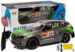 LEAN Toys Auto Sportowe Zdalnie Sterowane RC 1:10 2.4G Szare