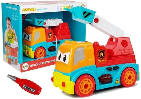 LEAN Toys Auto Wóz strażacki Straż Pożarna do Rozkręcania