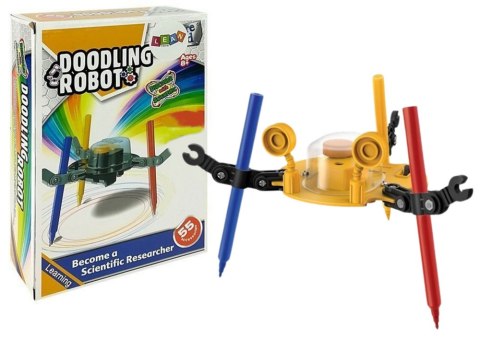 LEAN Toys Edukacyjny Robot Rysujący Okręgi DIY
