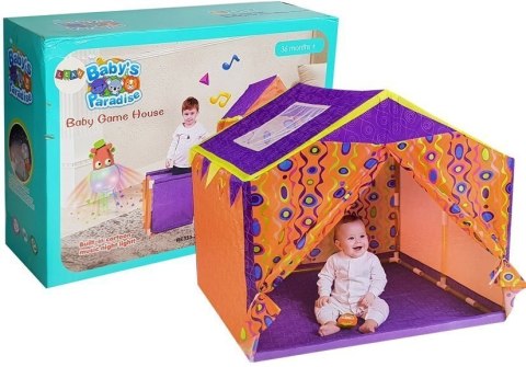 LEAN Toys Kolorowy Namiot Domek dla Dzieci 112 cm x 110 cm x 102 cm