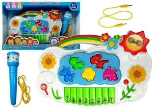 LEAN Toys Pianinko Elektroniczne Kwiatki Połącz z Telefonem