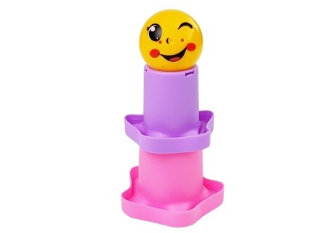 LEAN Toys Piramidka Kubeczki dla Niemowlaka Gwiazdki