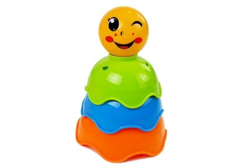 LEAN Toys Piramidka dla Niemowlaka Muszelki