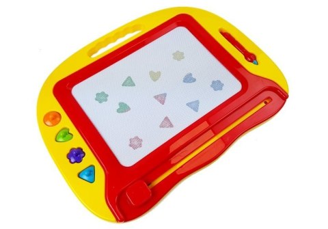 LEAN Toys Tablica Znikopis Czerwony z Pieczątkami