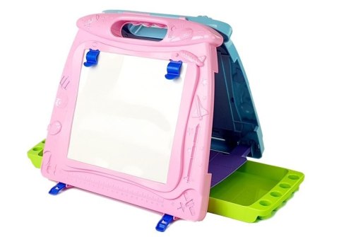 LEAN Toys Tablica do Rysowania Dwustronna Pisaki Magnesy