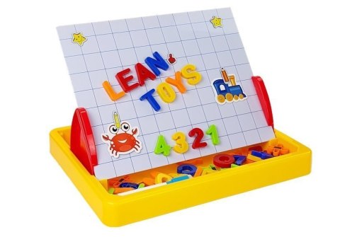 LEAN Toys Tablica do rysowania z magnesami