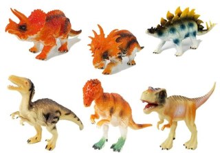 LEAN Toys Zestaw Figurki Dinozaurów 10 cm 6 sztuk