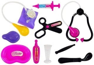 LEAN Toys Zestaw Lekarza w Torbie z Akcesoriami Stetoskop