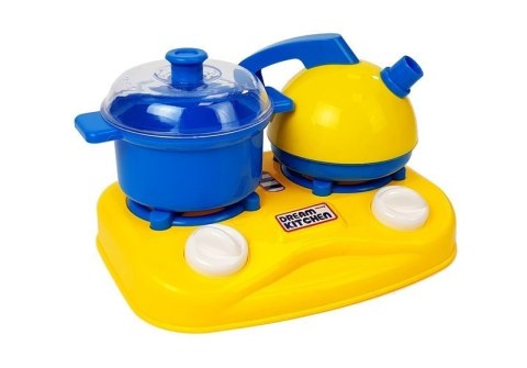 LEAN Toys Zestaw Naczyń Plastikowych Mały Kucharz Garnki