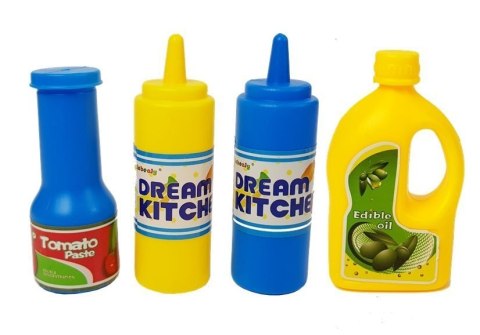 LEAN Toys Zestaw Naczyń Plastikowych Mały Kucharz Garnki