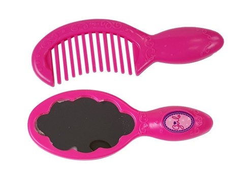 LEAN Toys Zestaw Piękności z Akcesoriami Suszarka Prostownica Różowy