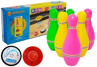 LEAN Toys Zestaw do Gry w Kręgle Kolorowy 6szt Świeci
