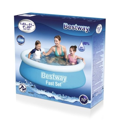 Bestway Basen ogrodowy rozporowy 183 x 51 cm Bestway 57392
