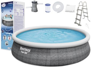 Bestway Basen ogrodowy rozporowy 457 x 107 cm Bestway 57372
