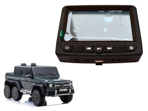 LEAN CARS Panel LCD MP4 do Auta na akumulator Mercedes G63 SX1888